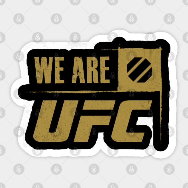 UFC We Are UFC Octagon Sticker by ganisfarhan